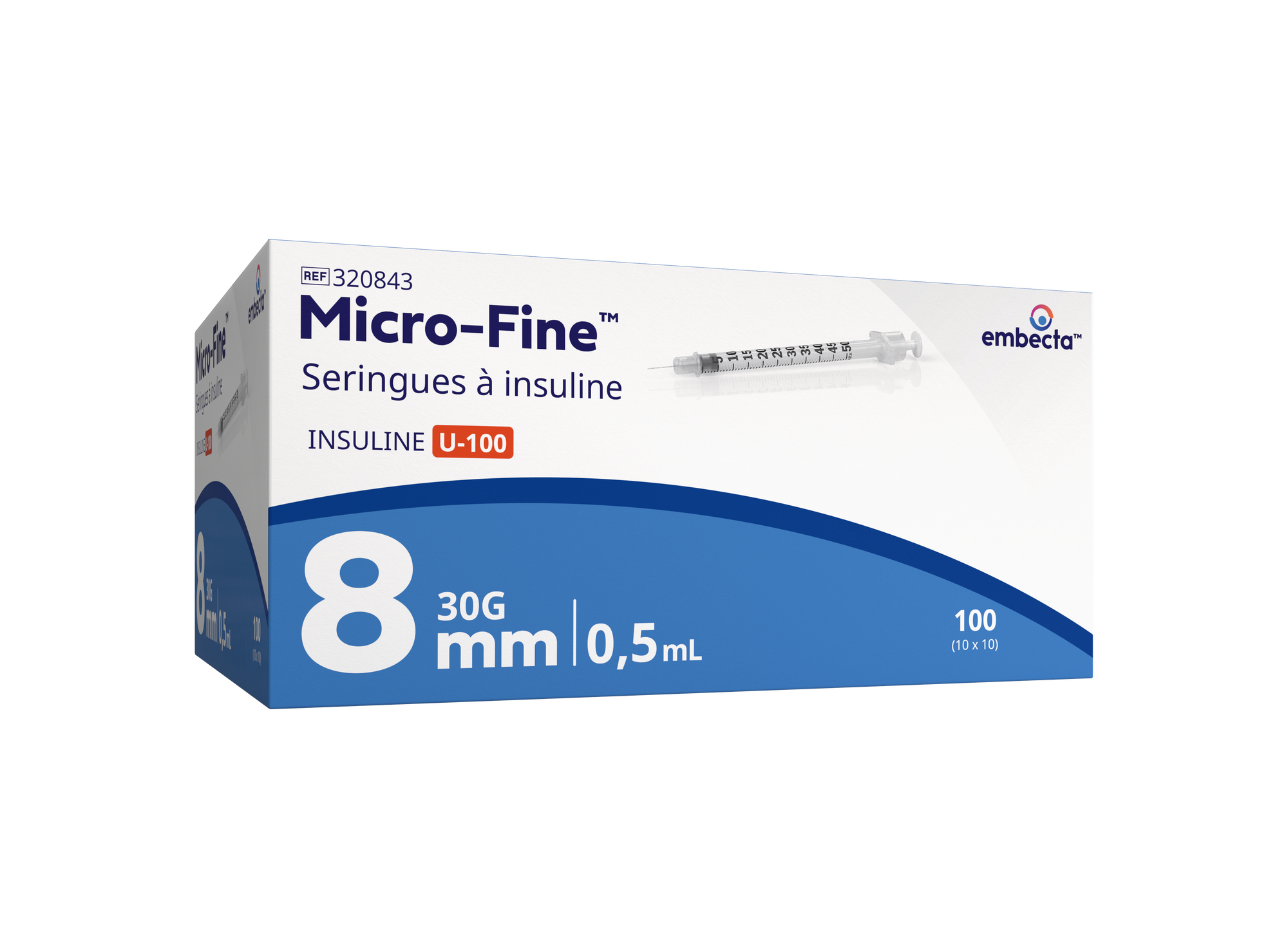 Insulinespuit met BD Micro-Fine naald