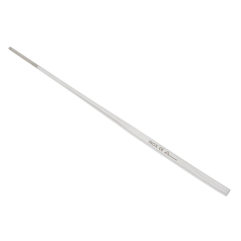 Stylet porte coton 140 mm pour orl inox