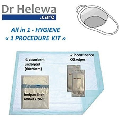 Kit hygiène pour bassin de lit