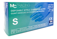 Gants de protection et d'examen en nitrile - Bleu - Boite de 100