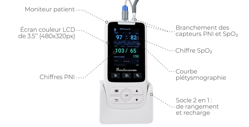 Draagbare monitor Vitalimate MINI Spengler