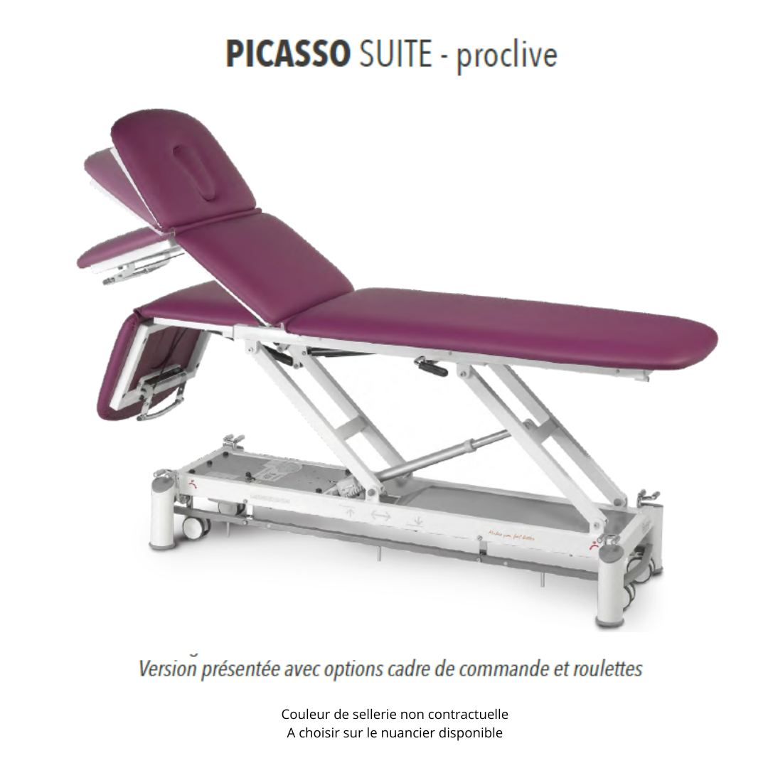 Table de massage Picasso Suite à 3 plans