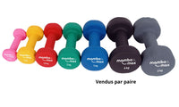 Paire d'haltères PVC courts