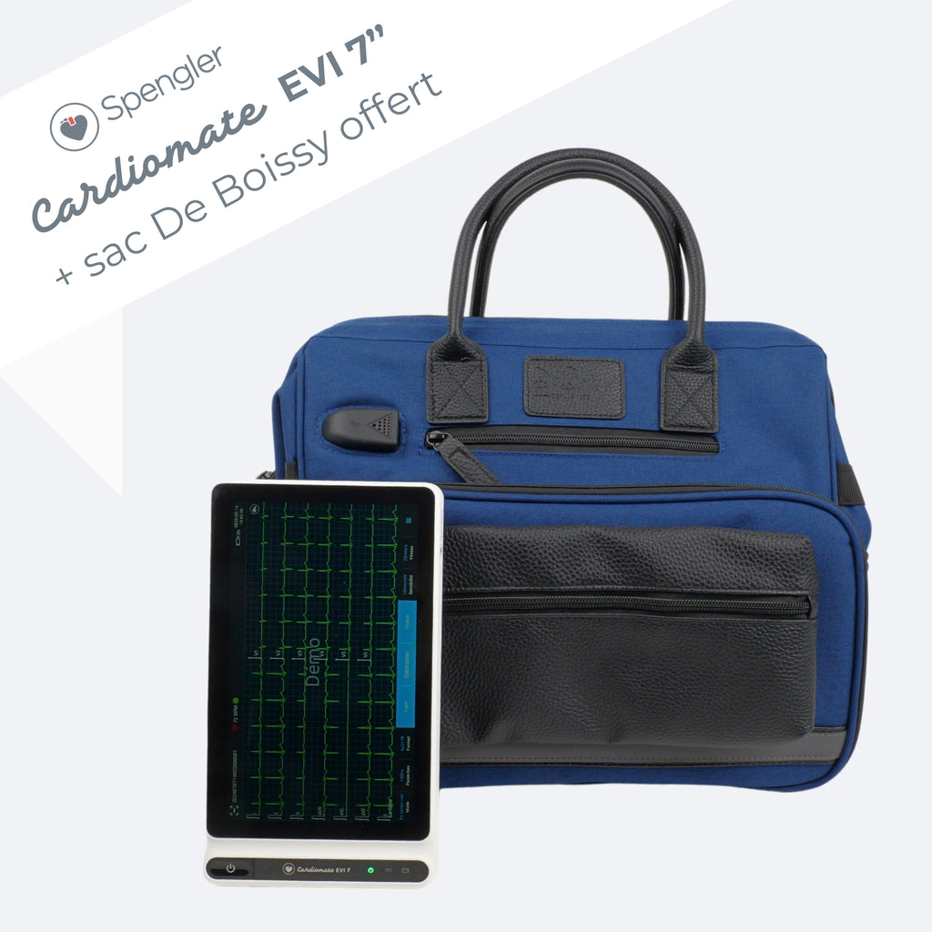 ECG tablet EVI 7 Cardiomate Spengler + gratis De Boissy-tas en €100 retour*