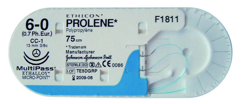 Fils de sutures Prolène Bleu - boîte de 36