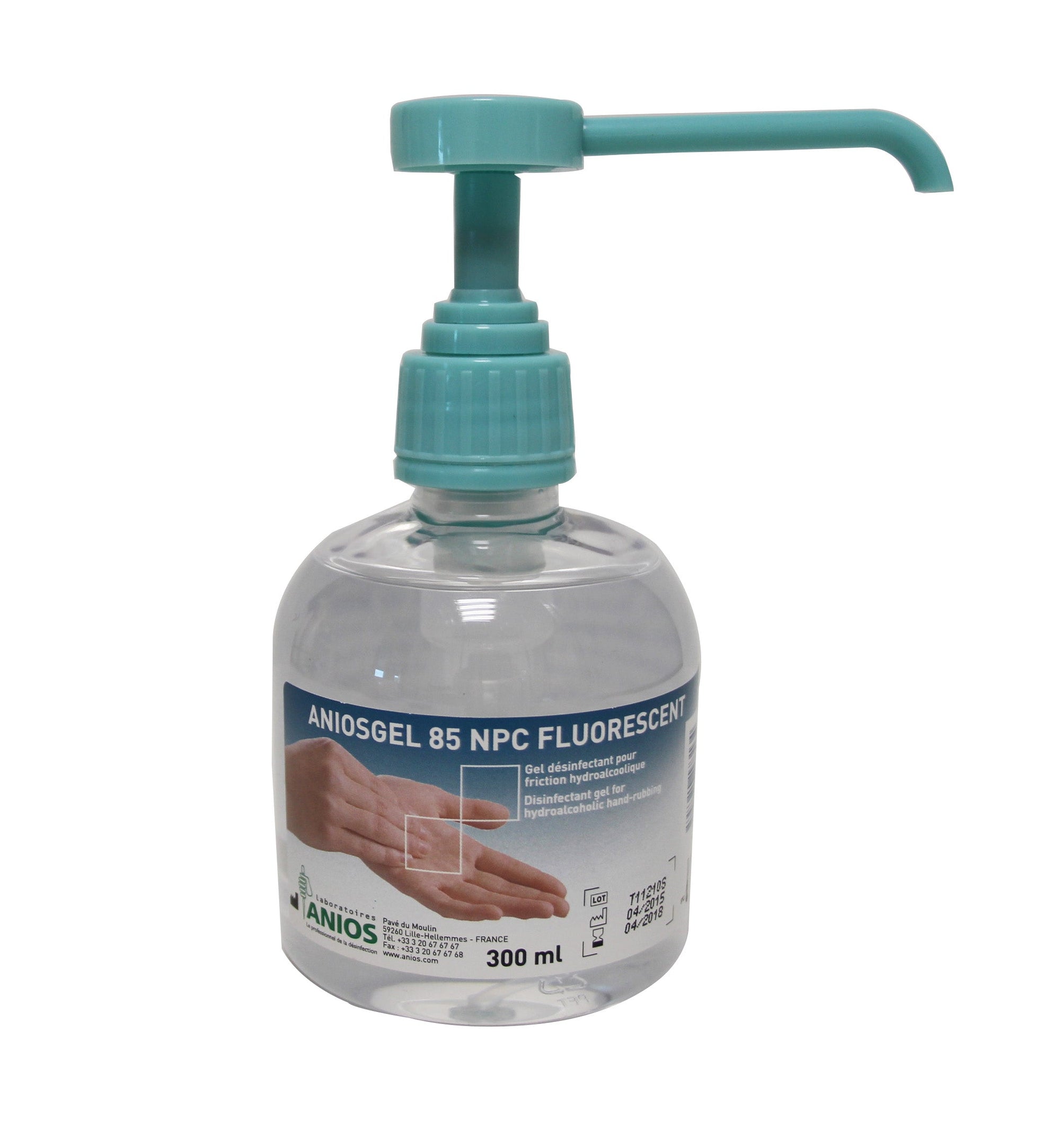 Aniosgel 85 NPC phosphorescent - Gel désinfectant - 300 ml