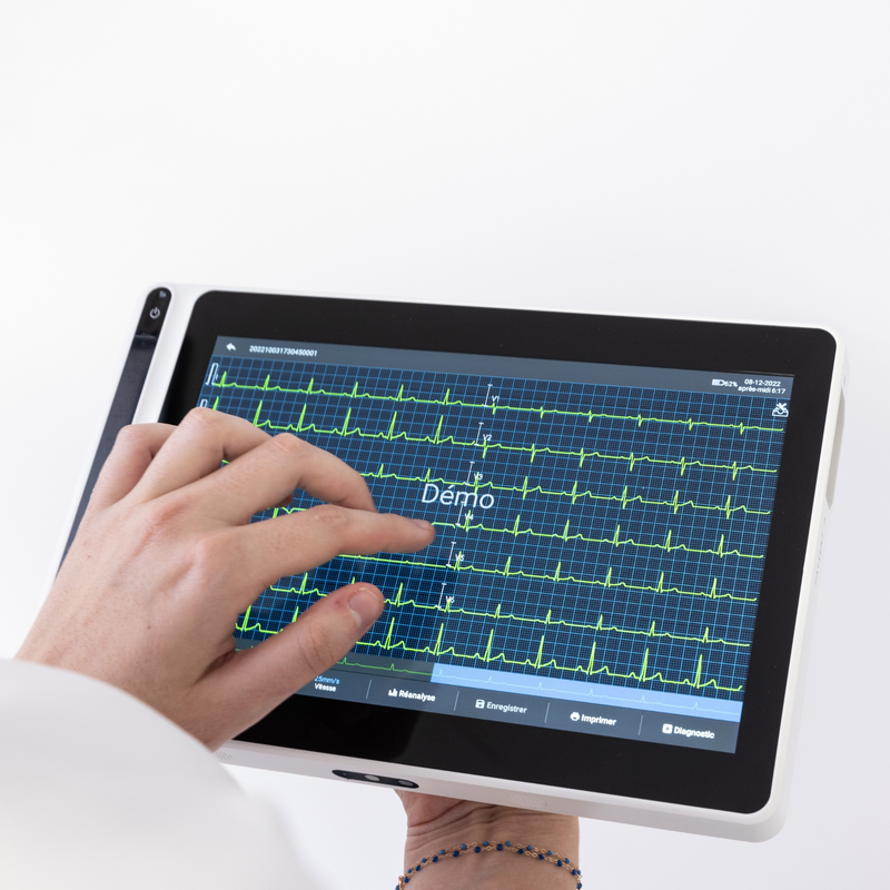 Cardiomate EVI 10'' Tablette ECG SPENGLER (sans base imprimante)