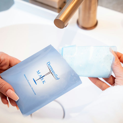 Masque bleu visage Dermaroller - Boîte de 5 masques