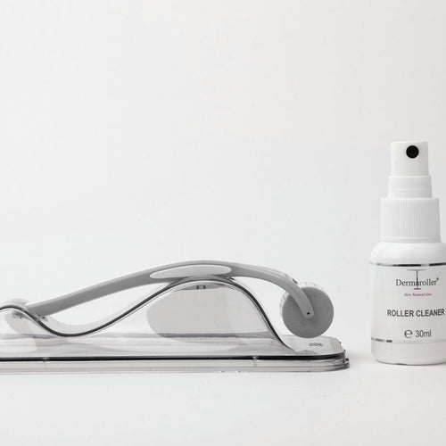 Dermaroller microneedling et son nettoyant Roller Cleaner