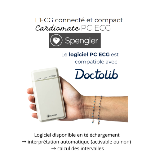 PC-ECG Cardiomate USB Spengler - Version USB