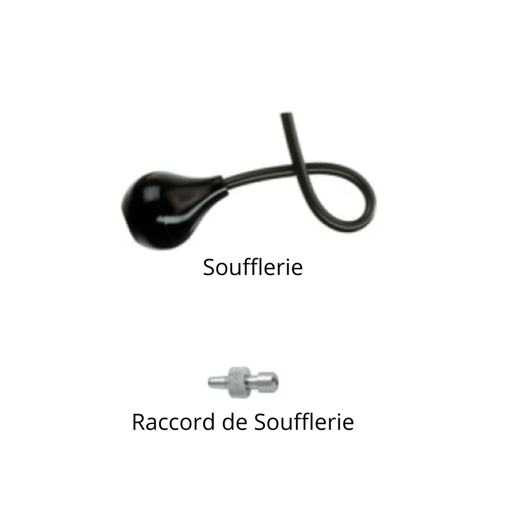 Soufflerie et raccord de soufflerie pour otoscope HEINE MINI 3000 FO